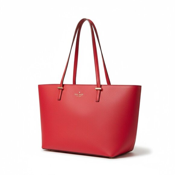 Kate Spade Cedar Street Harmony Tote Shoulder Bag Medium Womens Purse Tomato Red - Picture 1 of 16